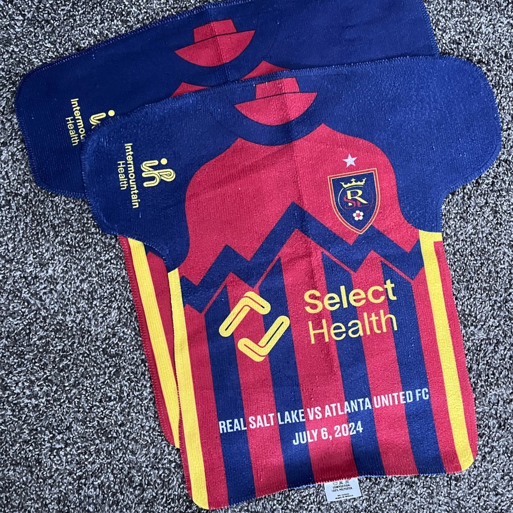 Real Salt Lake - Match Day Jersey Towel - 2 Towels